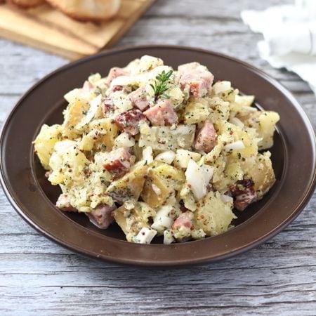 ハムを◯◯に変えるだけで!いつもの「ポテサラ」がお店の味に大変身