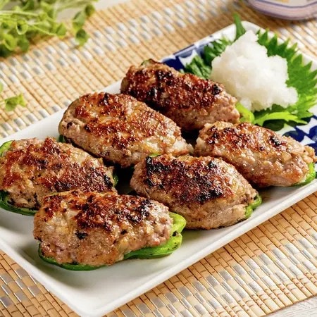 もう剥がれない!ピーマンの肉詰め。正解は粉をつけることではなかった。