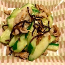 【はい、ご飯どろぼう発見！】きゅうりが食べごたえ満点のおかずに