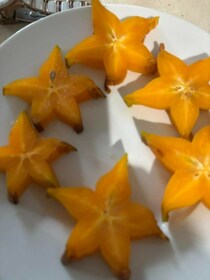 青空マーケットで購入したスターフルーツ【オーストラリア】