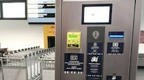 イタリアの空港、荷物移動のカートは有料です【イタリア】