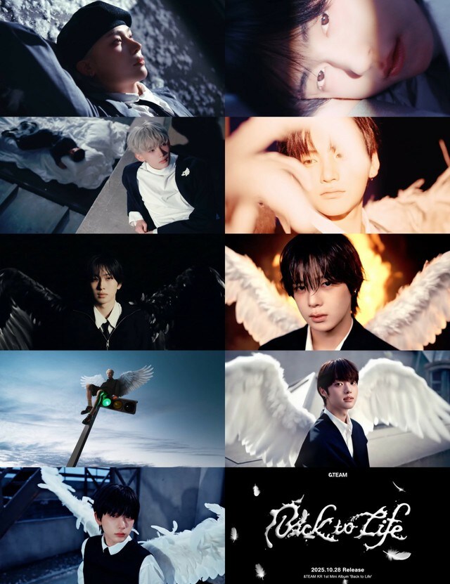 「&TEAM」、韓国デビューのカウントダウン…「Back to Life」で飛翔