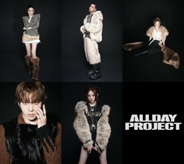「ALLDAY PROJECT」、1stEP「ALLDAY PROJECT」コンセプトフォト公開…シックなブラックムード