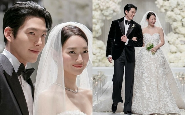 シン・ミナ、3千万円超のウエディングネックレスが話題に…ドレスはキム・ヨナも着用した高級ブランド