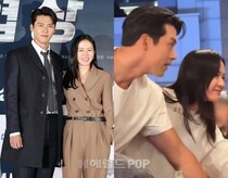 俳優ヒョンビン、妻ソン・イェジンをサポートする貴重なツーショット…映画「仕方ない」の打ちあげにも参加