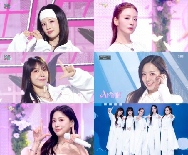「Apink」、「Love Me More」の音楽番組盛況…ロングランアイコンを証明
