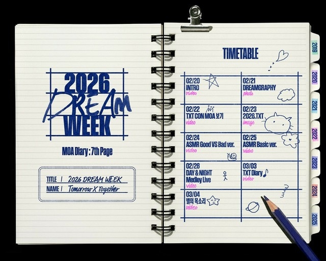 “デビュー7周年”「TOMORROW X TOGETHER」、「2026 DREAM WEEK」始動…タイムテーブルを公開