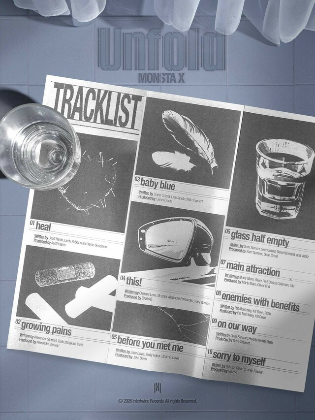 「MONSTA X」、4月3日に米ニューアルバム「Unfold」リリース…トラックリスト公開