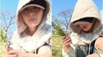 「LE SSERAFIM」ホ・ユンジン、漢江で花を折る行動が「違法」と物議…謝罪