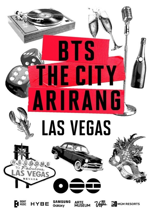 「BTS」、 “THE CITY ラスベガス”…アメリカ最大の球体型公演会場「スフィア」が「ARIRANG」テーマに変貌