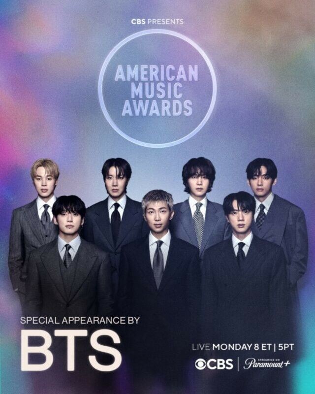 「BTS」、5年ぶりに米「AMA」出撃…大賞受賞に挑戦