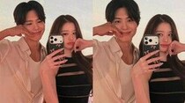 パク・ボゴム×「IVE」チャン・ウォニョン、11歳の年齢差とは思えない完璧な相性…頬に手を当てたほっこりツーショット