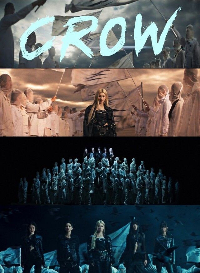 「i-dle」、先行公開曲「Crow」MV公開…圧巻のメガクルーパフォーマンス