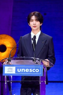 「SEVENTEEN」JOSHUA、ユネスコを再び訪問…「皆さんの夢が重要だと声を高くして叫ぶ」