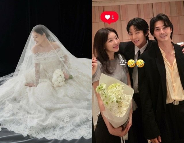 ムン・チェウォンの結婚式にイ・ジュンギも出席…「悪の花」チームの変わらぬ絆