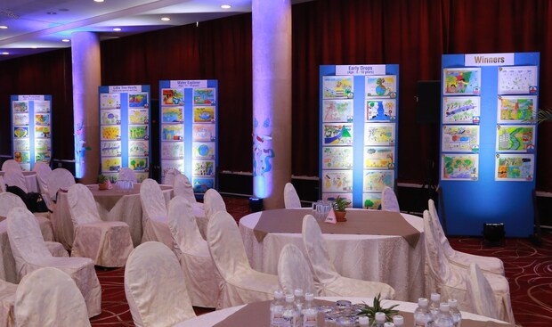 イラストコンテスト表彰式会場