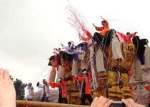 【上原太鼓台・萩生東太鼓台創建30周年記念イベント】 迫力の太鼓台が春を彩る！ 華やかな寄せ太鼓で心踊る春の祭り【愛媛/新居浜市】