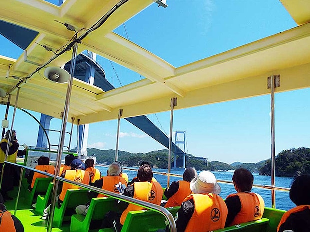 来島海峡遊覧船＆来島海峡大橋塔頂体験