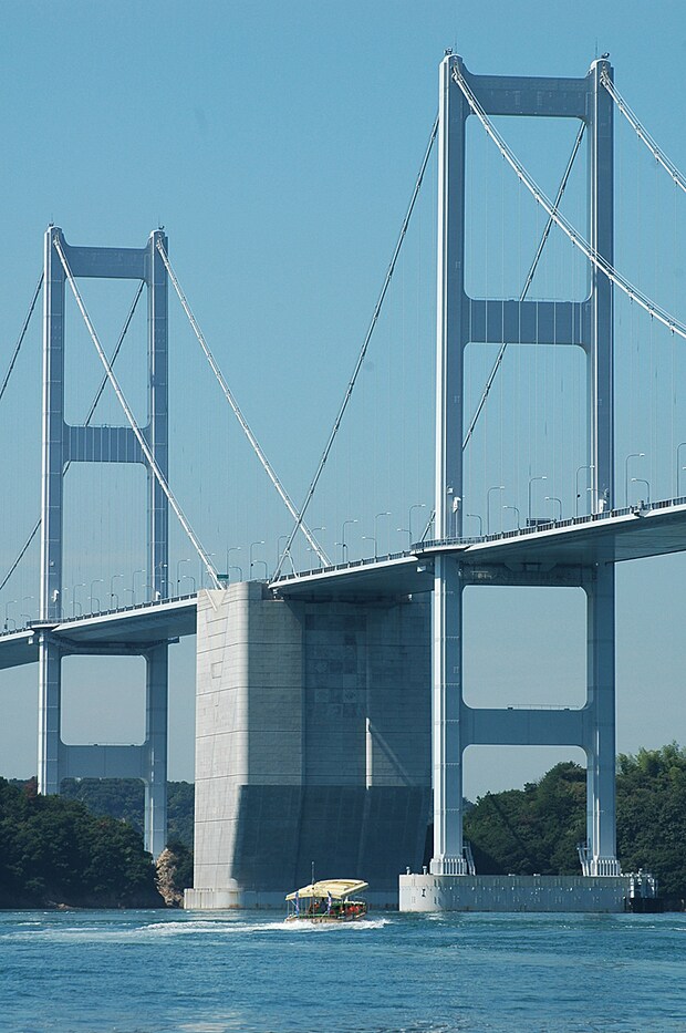 来島海峡遊覧船＆来島海峡大橋塔頂体験