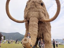 親子で楽しむ【宇和れんげ祭り】屋台・わらマンモスを満喫！（愛媛/西予市・おでかけレポ）