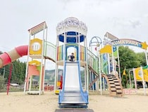 ドライブにピクニック♪「久万公園」の大きな遊具を大満喫！近くのカフェ「cafe cado」のおやつで大満足の久万高原の１日♪（愛媛/久万高原町・おでかけレポ）