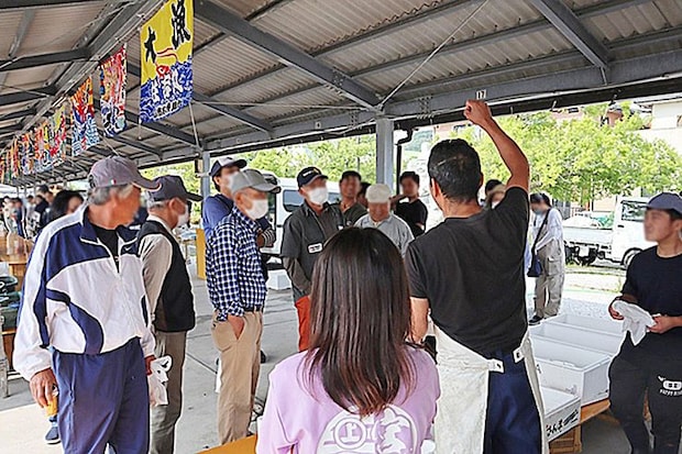 宮窪の漁師市