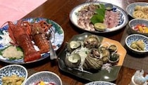 【民宿みちもと宿泊プラン】1日1組限定 旬の伊勢エビを味わう！（佐田岬体験博 愛媛/伊方町）