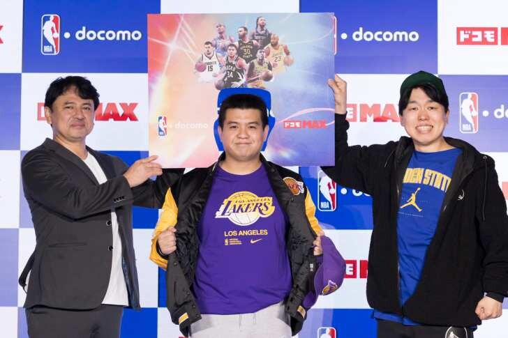 ジェラードン、“NBA愛”全開!『NBA docomo』開幕戦イベントで会場を沸かす