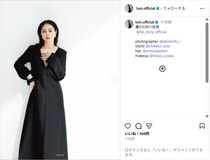 井川遥、上品な黒ワンピース姿公開！「わあ～～～素敵」「とっても綺麗」
