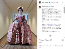 當真あみ、麗しいドレス姿のお姫様ショット公開！「美しすぎる」「お人形さんみたい！！」