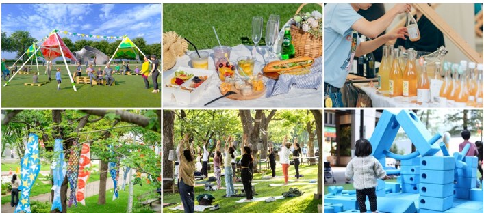 東京ミッドタウン、芝生広場でのんびりピクニックを満喫!新緑を楽しむイベント「MIDTOWN OPEN THE PARK 2026」が4月24日より開催