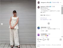 ももクロ・高城れに、ノースリーブのセットアップ衣装姿公開！「めっちゃかわいい」「神スタイル」
