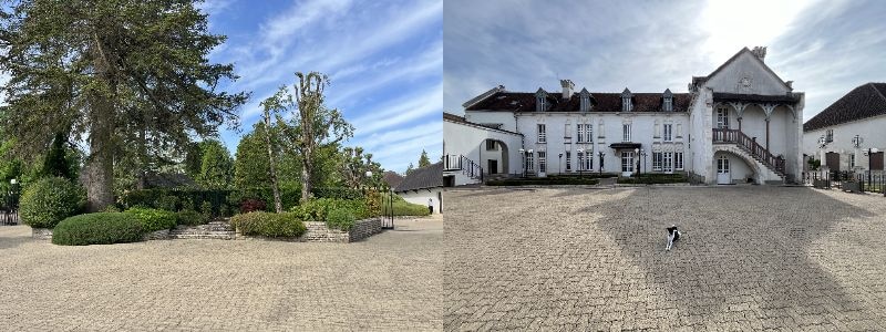 画像: シャブリの中心にウィリアム・フェーヴル氏の旧邸宅と広い庭園、醸造所がある