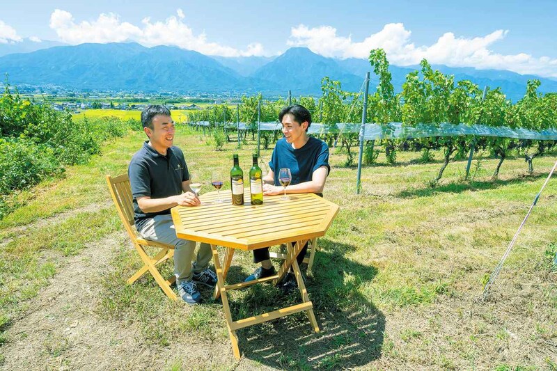 安曇野の自然がはぐくむ、成熟した果実の力「グランポレール 安曇野池田ヴィンヤード」