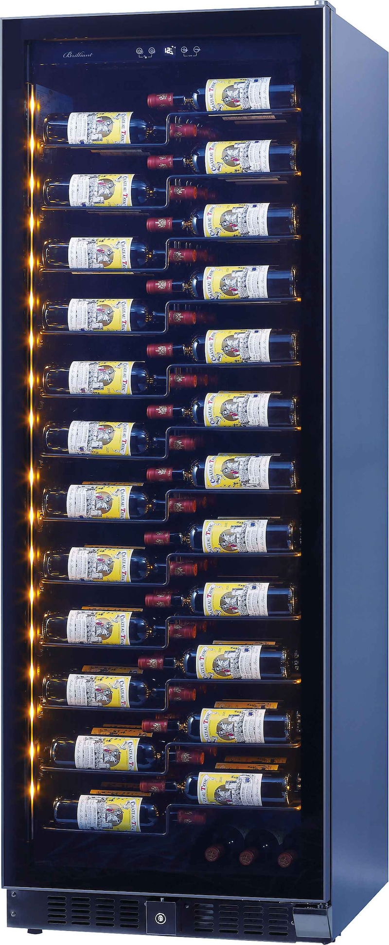 画像1: 4台横並びビルトインで迫力あるディスプレイ
ワインセラー「Brilliant 」(ブリリアント)