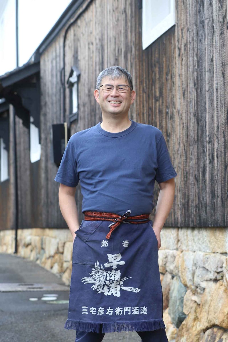 画像: 12代目蔵元の三宅範彦氏