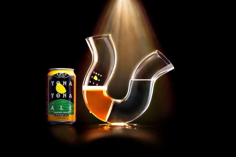 ”ビールだけ飲むと倒れる” グラス「ふらつくビアグラス by よなよなエール」予約販売開始！