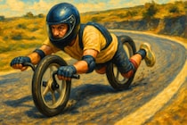 「人間バイク男」現る