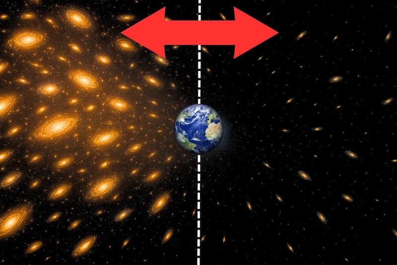 宇宙は均一ではなく奇妙な傾きがあるようだ