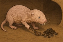 ハダカデバネズミの群れに「トイレ掃除係」がいた