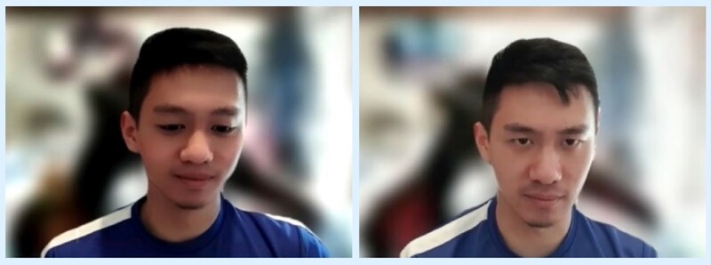 実験で若返りソフトを使用した例