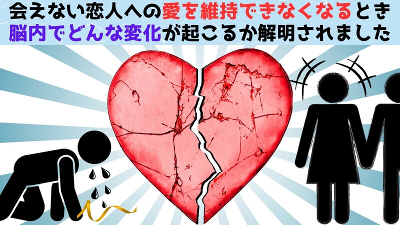 恋人への愛を維持できなくなるときに脳で何が起こるかを解明!