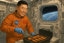 人類初「宇宙でのBBQ」に成功