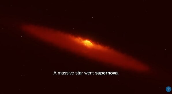 超新星爆発の衝撃波も花火のように球形なのか？