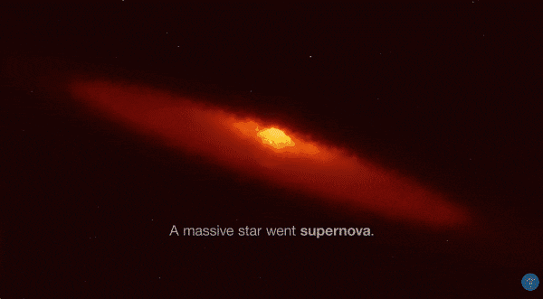 爆発の26時間後に捉えた超新星の形