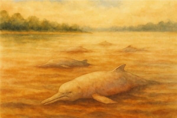 温暖化で湖の水温が41℃!?　アマゾンでイルカが大量死