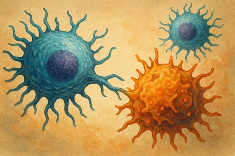 老化細胞を除去する「免疫細胞」を発見