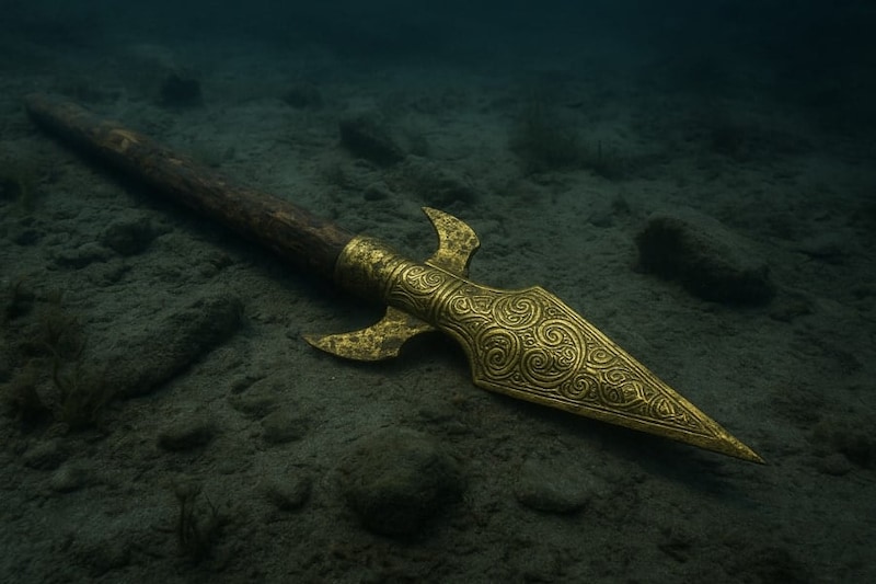 ポーランドの湖から「中世の槍」を発見、貴族の所有物か