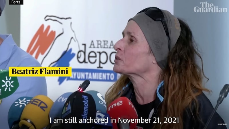 実験を終えた会見時でのフラミニ氏(英紙ガーディアンより抜粋)