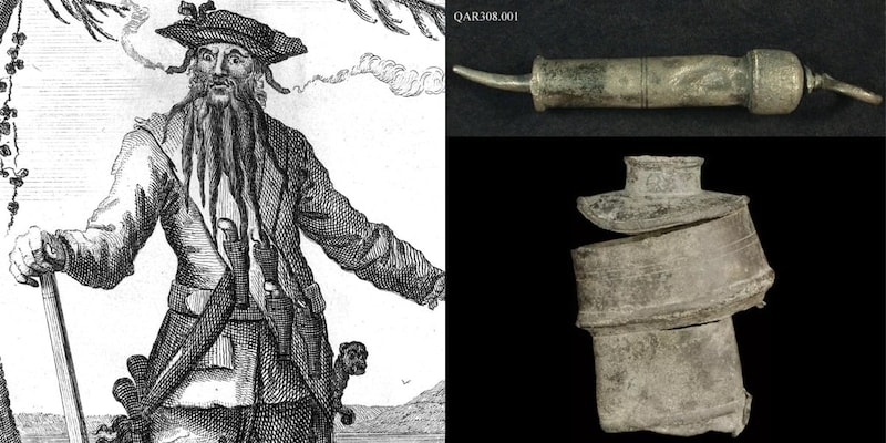 伝説の海賊「黒ひげ」の船から、恐ろしい医療器具が見つかりました